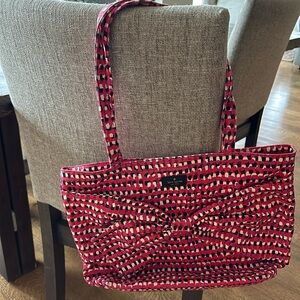 Kate Spade Print Canvas Tote Bag